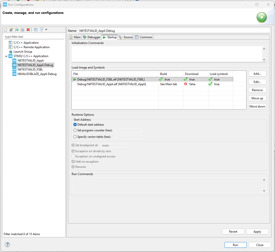 N6 Validation firmware build configuration