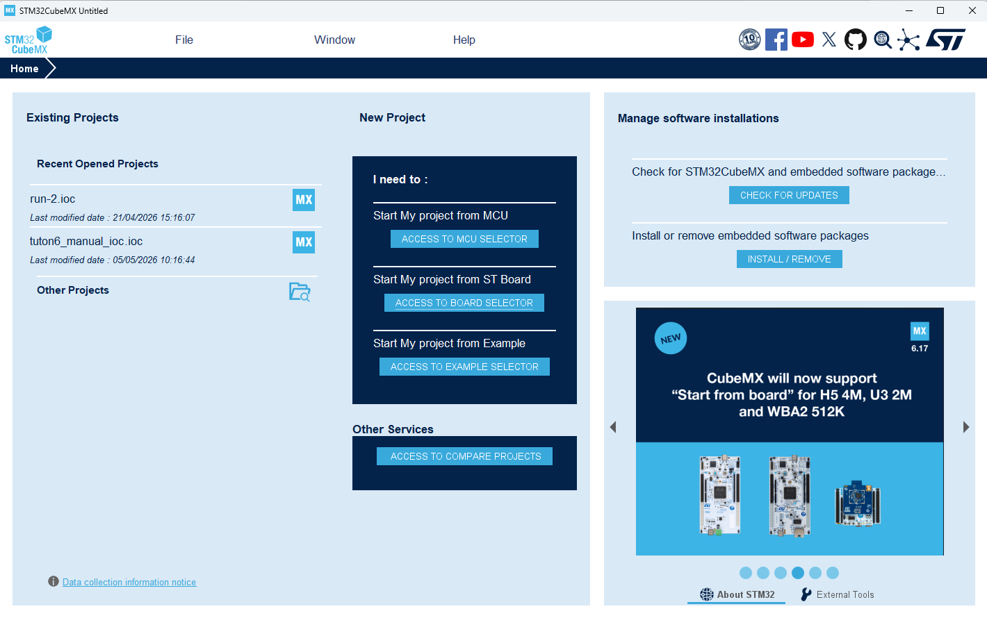 cubemx-board-selector