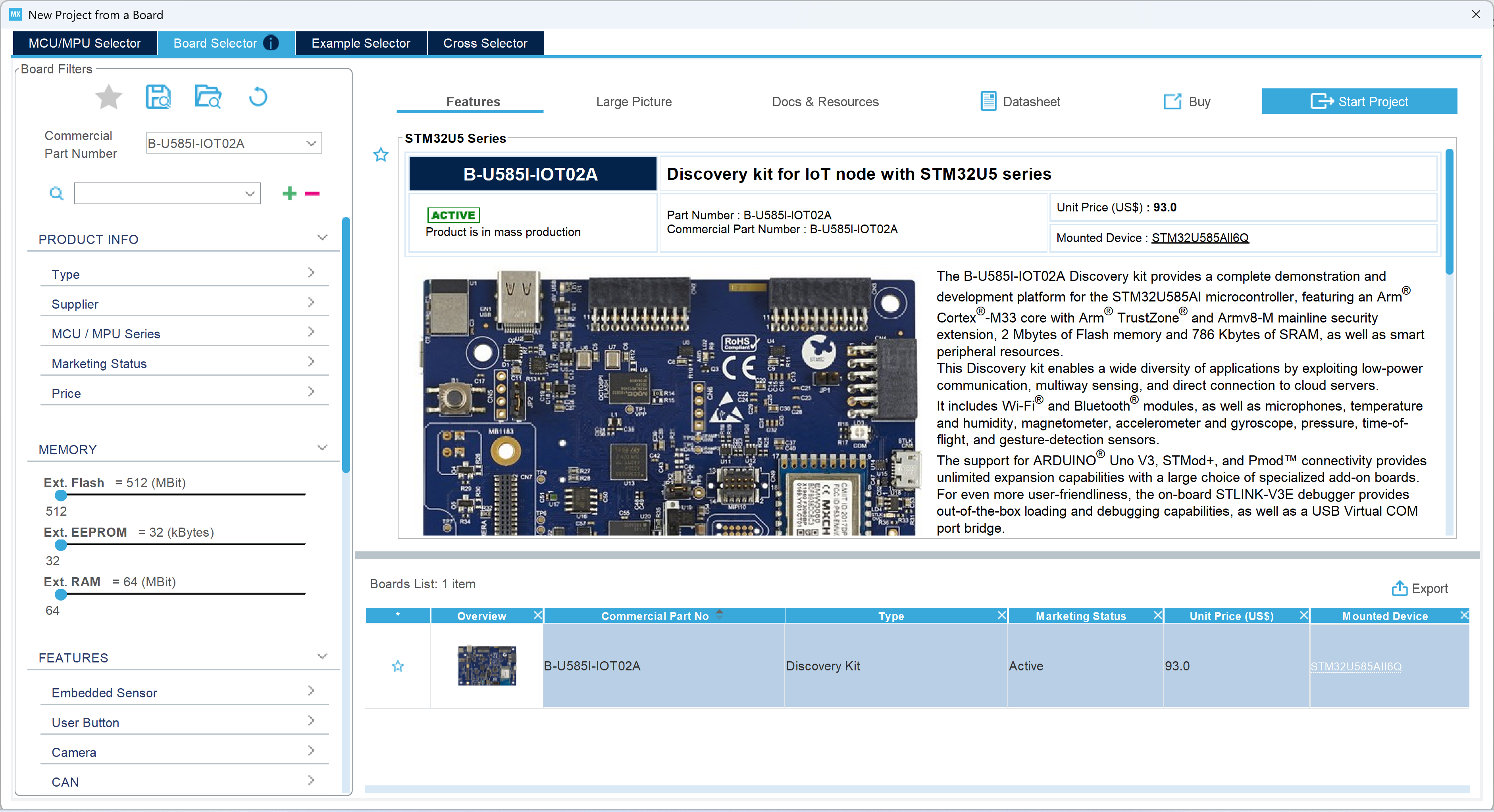 cubemx-create-project-board-selector