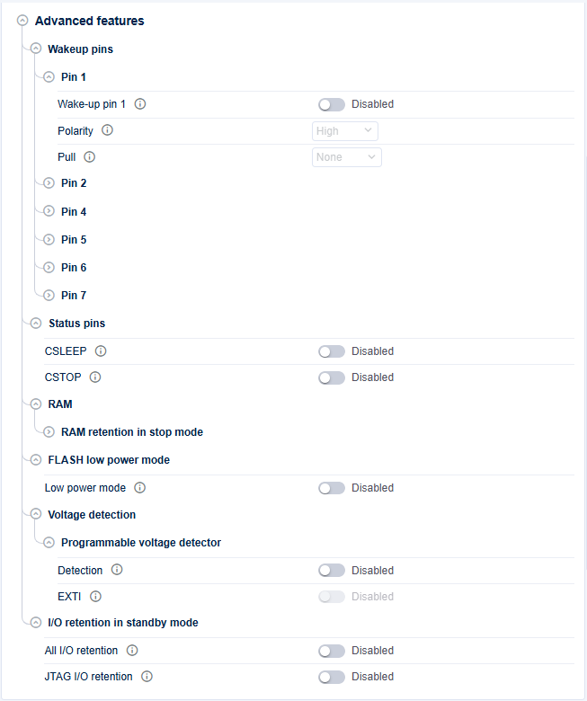 HAL PWR initialization and configuration functions migration - HAL2 ...