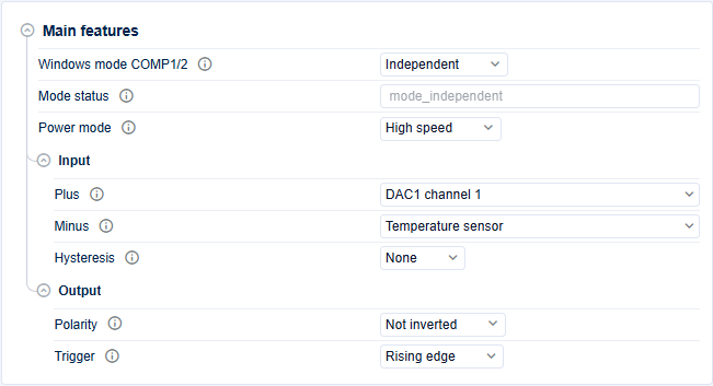 HAL COMP initialization and configuration functions migration - HAL2 ...